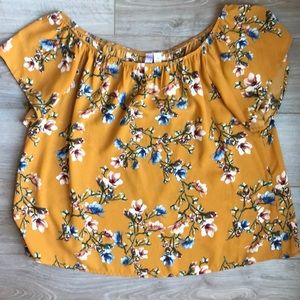 Off the shoulder top